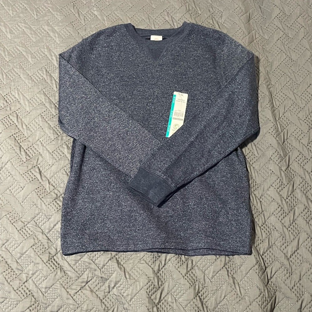 Wonder Nation Men's Dark Blue Crewneck Sweater